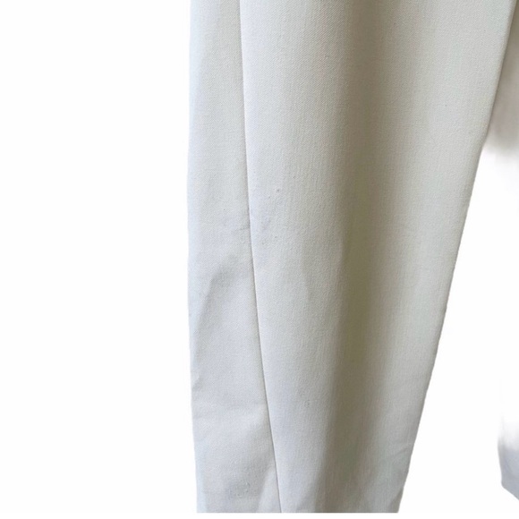 Zara Cream Pleated Trousers High Waist XS - Picture 5 of 14